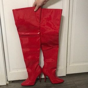 Jante thigh high boots size 8